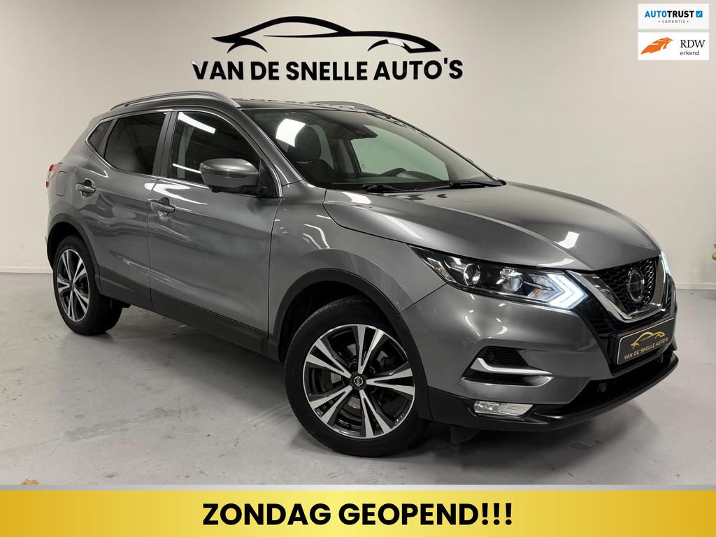 Nissan Qashqai 1.3 DIG-T N-Connecta PANO/360CAMERA/ONDERHOUD, Voorwielaandrijving, 687 kg, Gebruikt, Euro 6