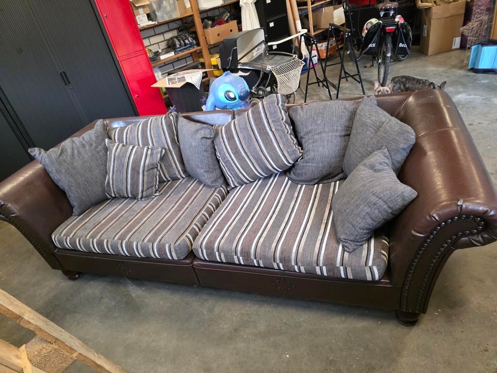 Amerikaanse stijl bank, Ophalen, 250 tot 300 cm, Gebruikt, 100 tot 125 cm