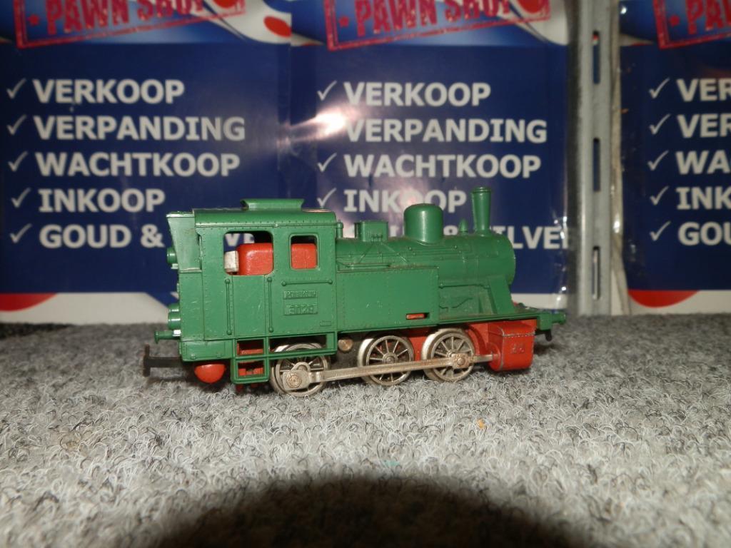 Locomotief Marklin 3029 Ho lichtgroen van DB, Wisselstroom, Gebruikt, Locomotief, Ophalen of Verzenden
