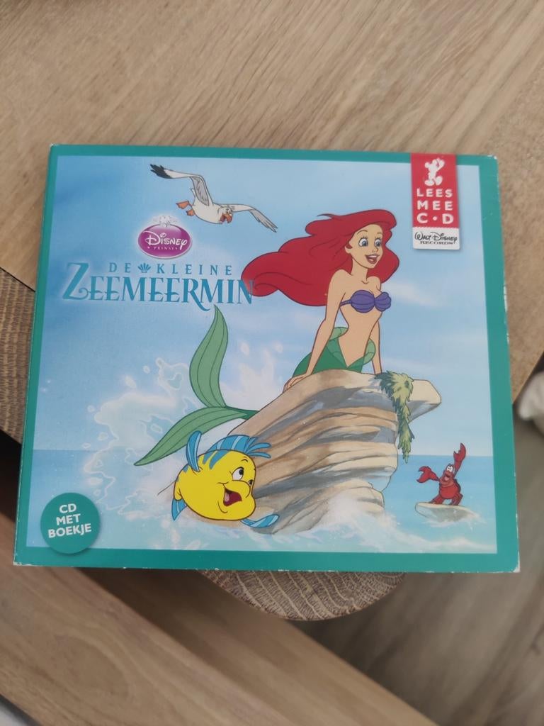 Disney Lees mee CD De Kleine Zeemeermin, Ophalen, Gebruikt, Verhaal of Sprookje, 6 tot 9 jaar