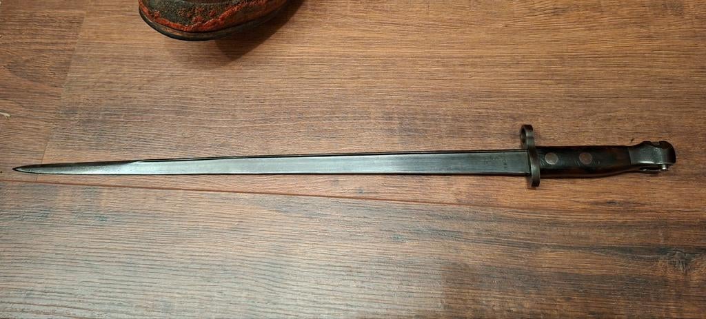 Lange Hembrug bajonet wielrijders e.d. / mei 1940 / karabijn, Ophalen of Verzenden, Landmacht, Nederland, Mes of Dolk