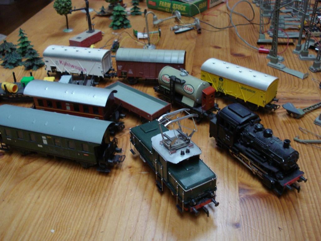 marklin treinen met toebehoren, Ophalen of Verzenden, Gebruikt, Wisselstroom, Märklin