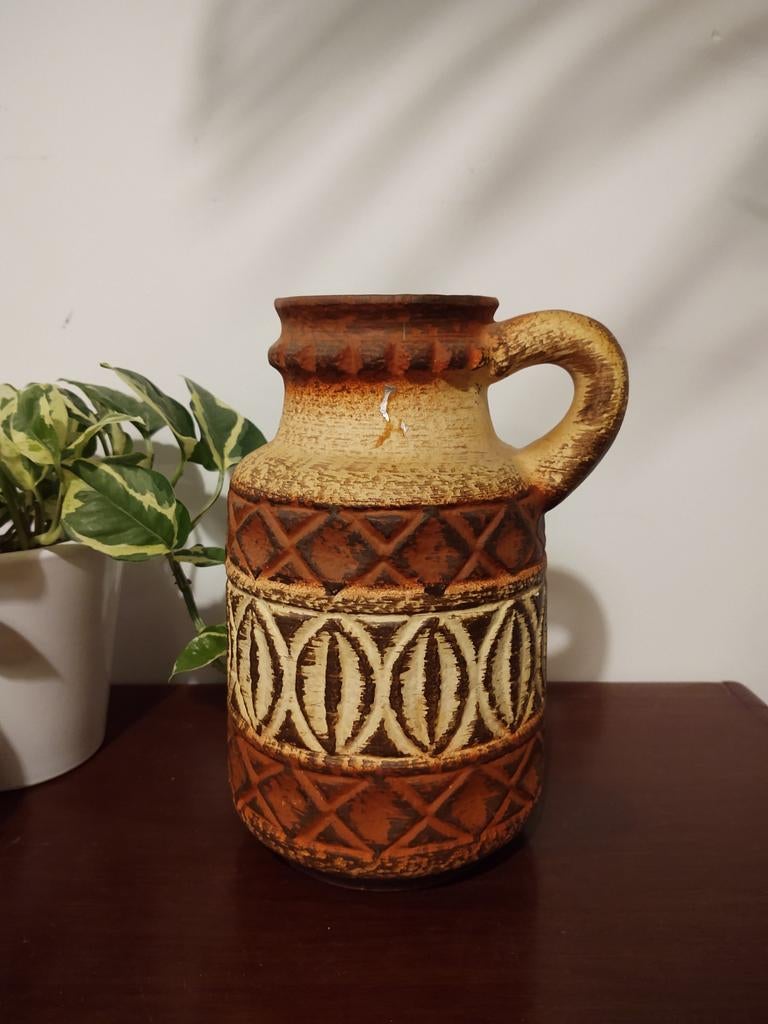 West -Germany vaas | 93-25, Gebruikt, Overige kleuren, ., Bay