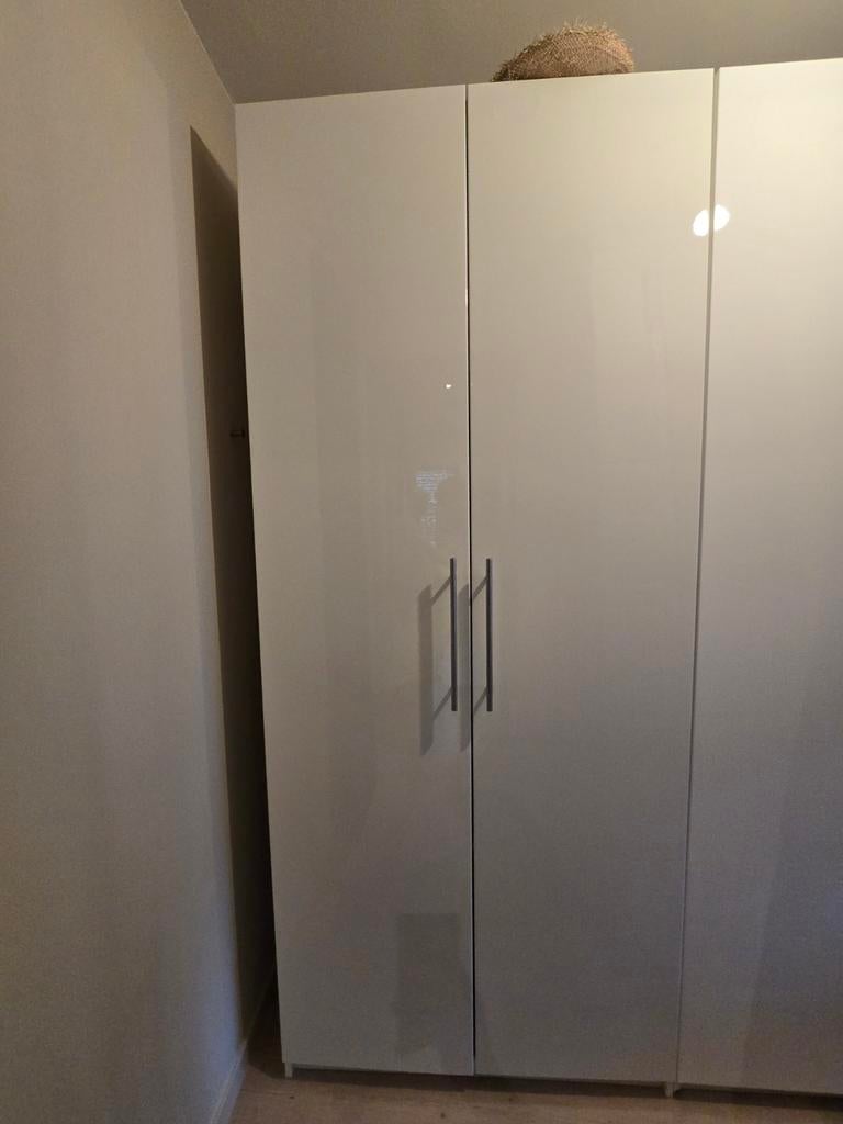 2x Ikea pax kastdeuren 50x229cm hoogglans wit, Ophalen, 200 cm of meer, 50 tot 100 cm, Zo goed als nieuw
