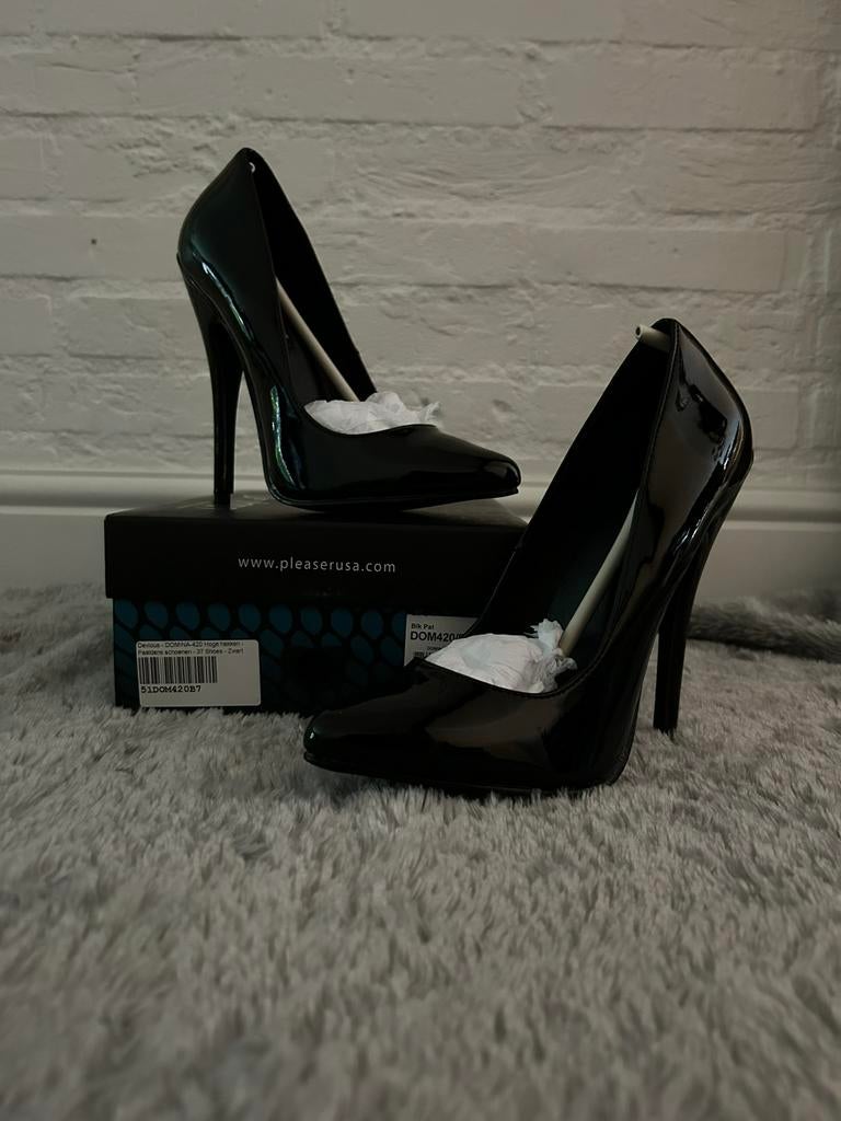 Pleaser, Devious Domina 420 Maat 37, Kleding | Dames, Schoenen, Zwart, Nieuw, Ophalen of Verzenden, Schoenen met hoge hakken
