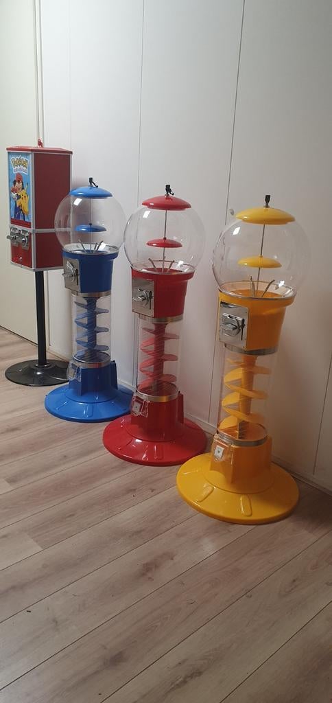 Kauwgomballen stuiterballen automaten, Ophalen of Verzenden, Nieuw