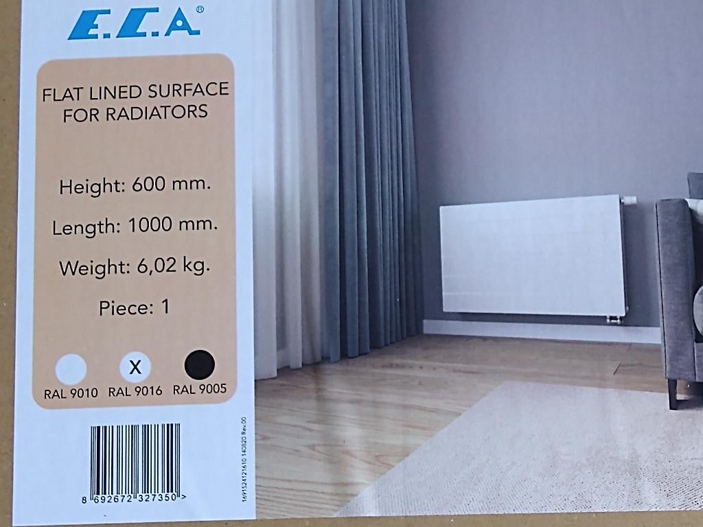 radiator ombouw gegroefd 60x 100 cm, Doe-het-zelf en Verbouw, Ophalen, 30 tot 80 cm, Radiator, Nieuw