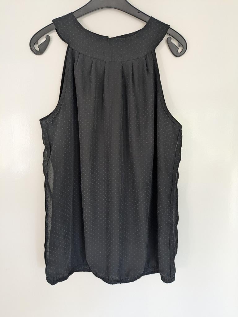 Zwarte Haltertop Ichi Maat S, Zwart, Ophalen of Verzenden, Zo goed als nieuw, Ichi