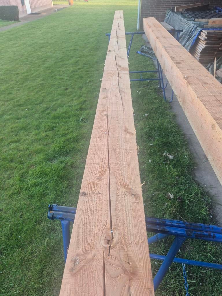 Douglas palen 15x15 5 meter lang B-keus, Ophalen