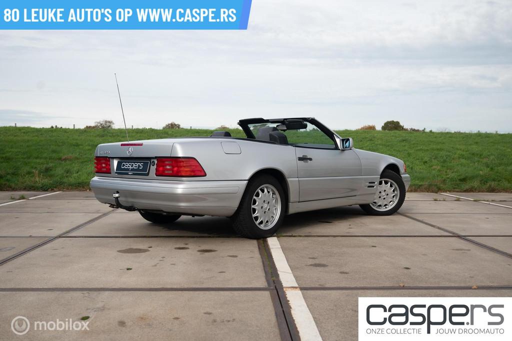 Mercedes SL-klasse Cabrio 320, Auto's, Achterwielaandrijving, Gebruikt, Zwart, Cabriolet