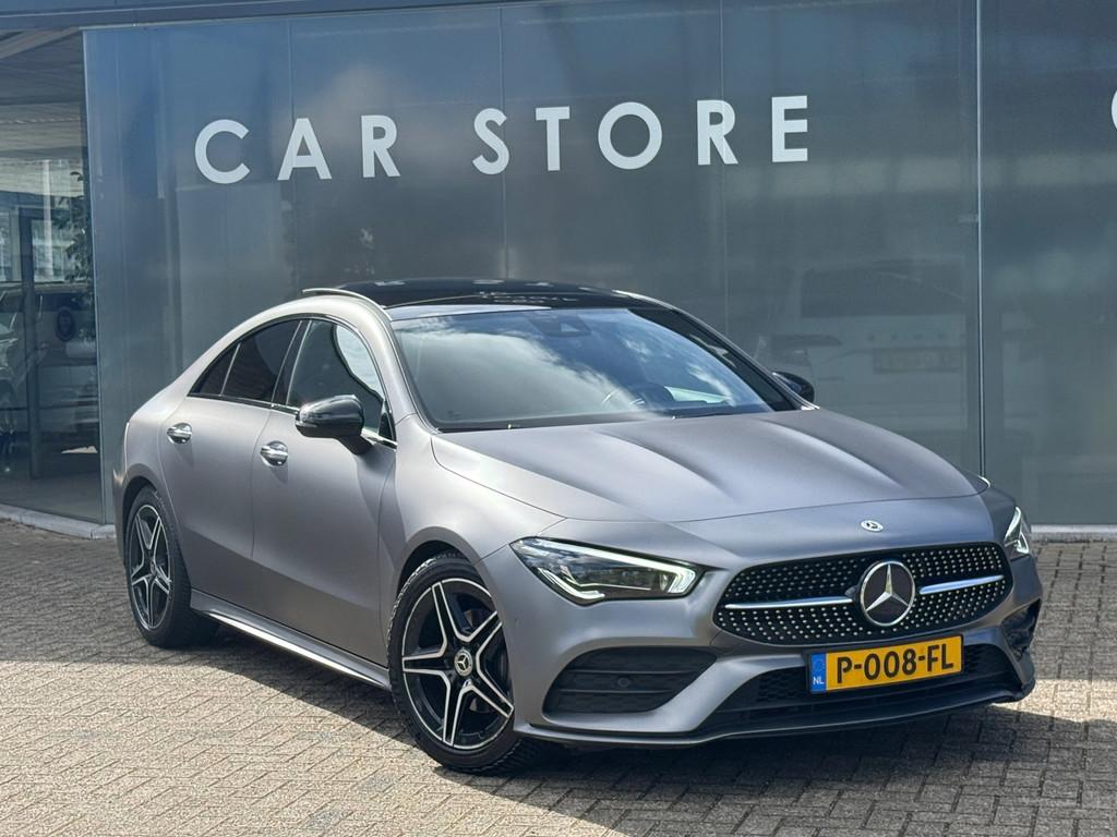Mercedes-Benz CLA-klasse AMG LINE Night|Pano|Sfeer|Memory|De, Auto's, CLA, Gebruikt, 4 cilinders, Origineel Nederlands