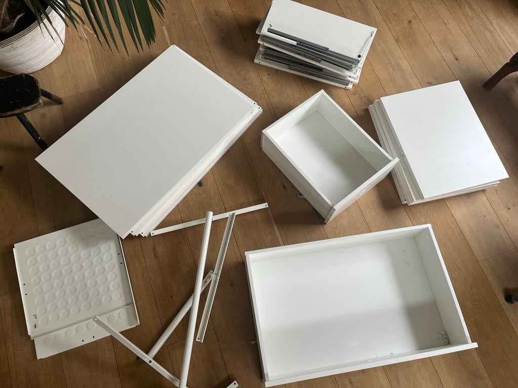 IKEA ELVARLI onderdelen - Planken, roedes, lades, schoenenpl, Ophalen, Gebruikt, Overige materialen, 50 tot 100 cm