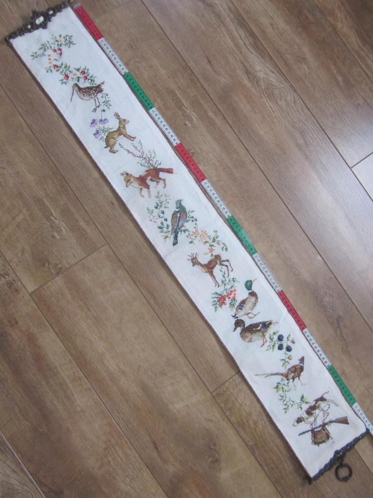 Geborduurd schellekoord jacht ( Lanarte) kant en klaar, Hobby en Vrije tijd, Borduren en Borduurmachines, Ophalen of Verzenden