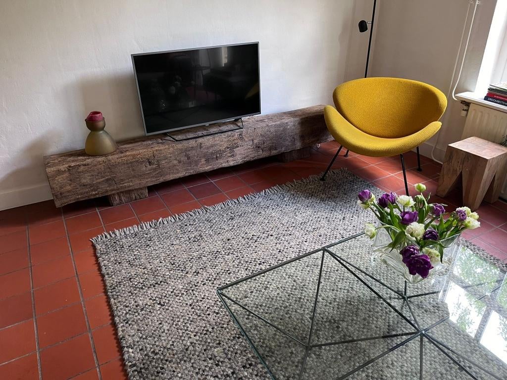 salontafels / side-tables / balken / robuust /meerpalen, Ophalen, 50 tot 100 cm, Rond, 50 tot 100 cm