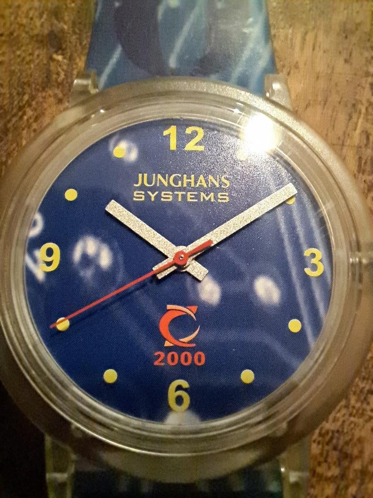 Junghans Systems Octopus, Sieraden, Tassen en Uiterlijk, Horloges | Dames, Ophalen of Verzenden, Zo goed als nieuw, Kunststof