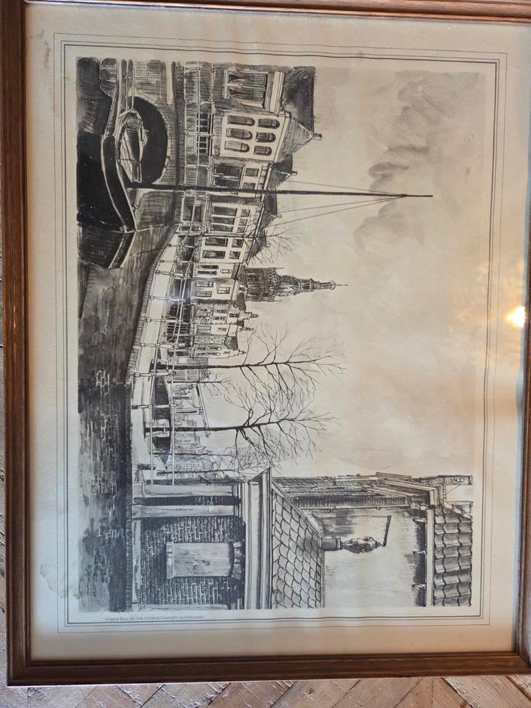 Lijst alkmaar vis markt banken, Antiek en Kunst, Ophalen