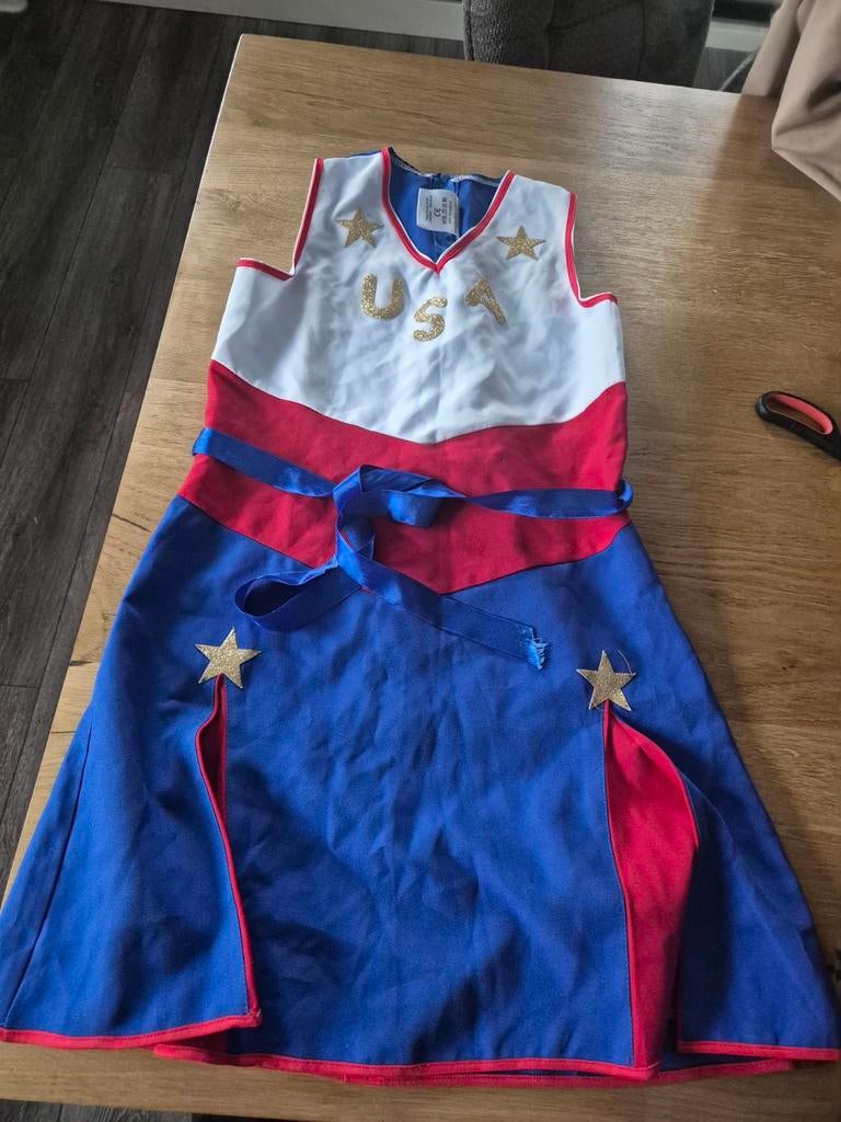 Cheerleader jurk maat 152, Ophalen of Verzenden, Gebruikt, 146 t/m 152, Meisje