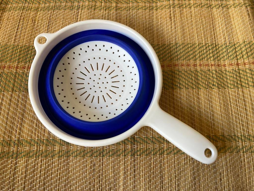 Opvouwbaar vergiet, Ophalen of Verzenden, Zo goed als nieuw