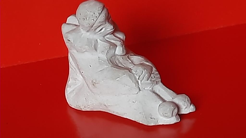 Circus Pierrot Oud Beeld, Antiek en Kunst, Ophalen of Verzenden