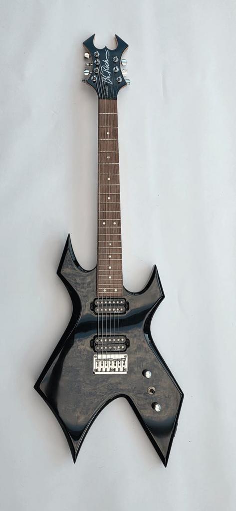 B.C. Rich Warlock P7 Series 7-snaar – Zwart – Metal gitaar, Ophalen of Verzenden, Zo goed als nieuw, Solid body, Overige merken