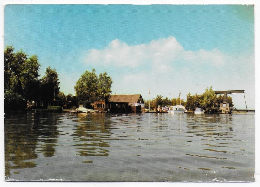 Vinkeveense Plassen gelopen Ansichtkaart (B2427 ), Ophalen of Verzenden, 1980 tot heden, Gelopen