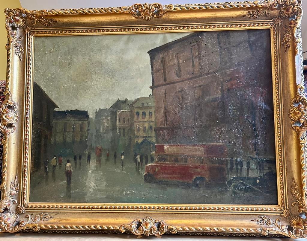 Anton R. Mauve, Stadsgezicht Londen / London cityscape, Ophalen of Verzenden