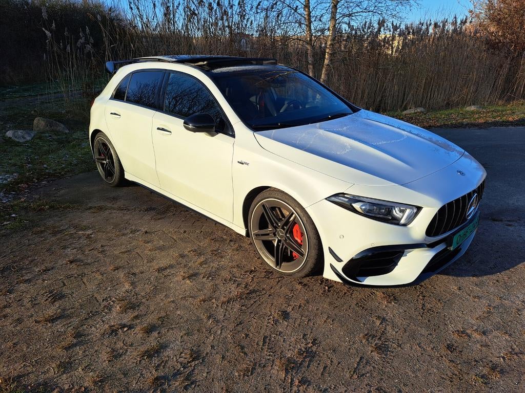 Mercedes a45 s 429 pk 2019 Duitse invoer papieren, Auto's, Automaat, 430 pk, 4 cilinders, Wit