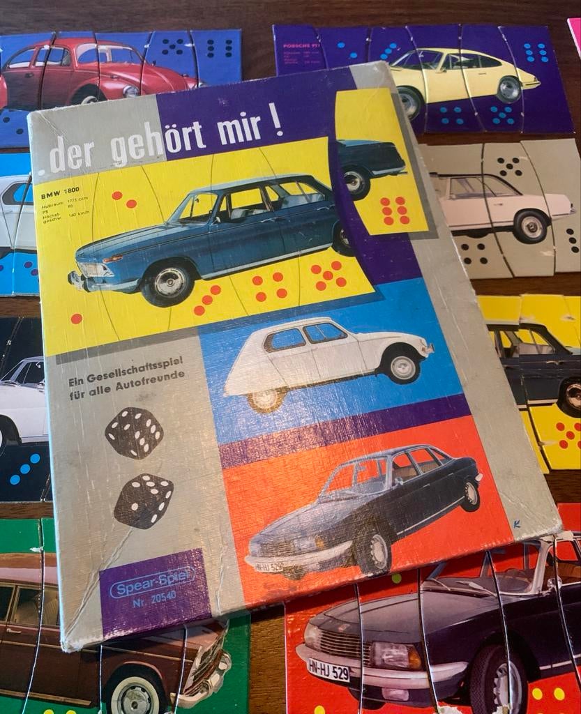 Vintage Oldtimers Spel - Spear Spiel 20540 oude auto’s, Ophalen of Verzenden, Gebruikt, Auto's