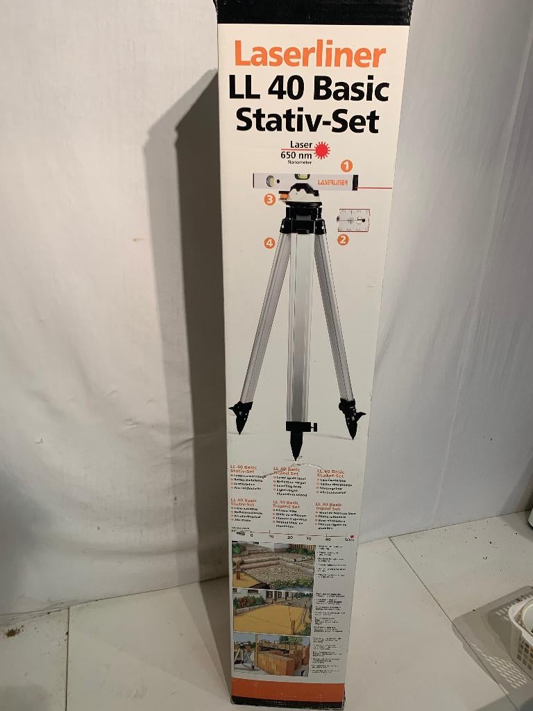 Laserliner LL 40 basic stativ-set, Ophalen of Verzenden, Niet bekend, Niet bekend, Niet bekend