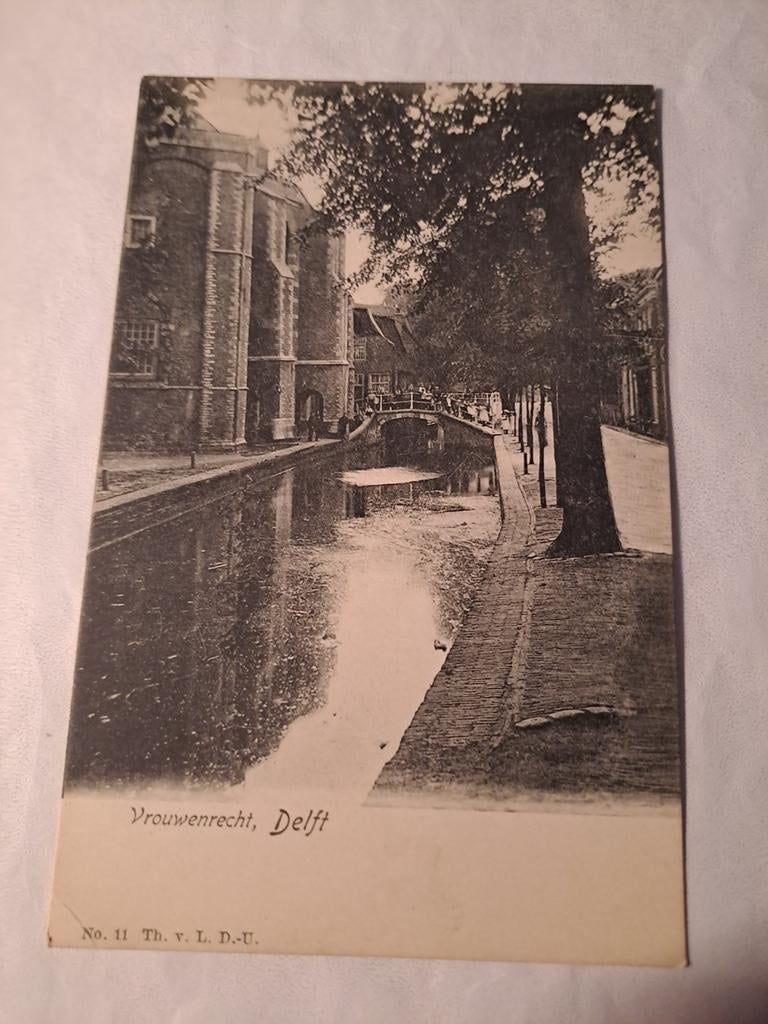 Delft l, vrouwenrecht, Ophalen of Verzenden, Voor 1920, Zuid-Holland