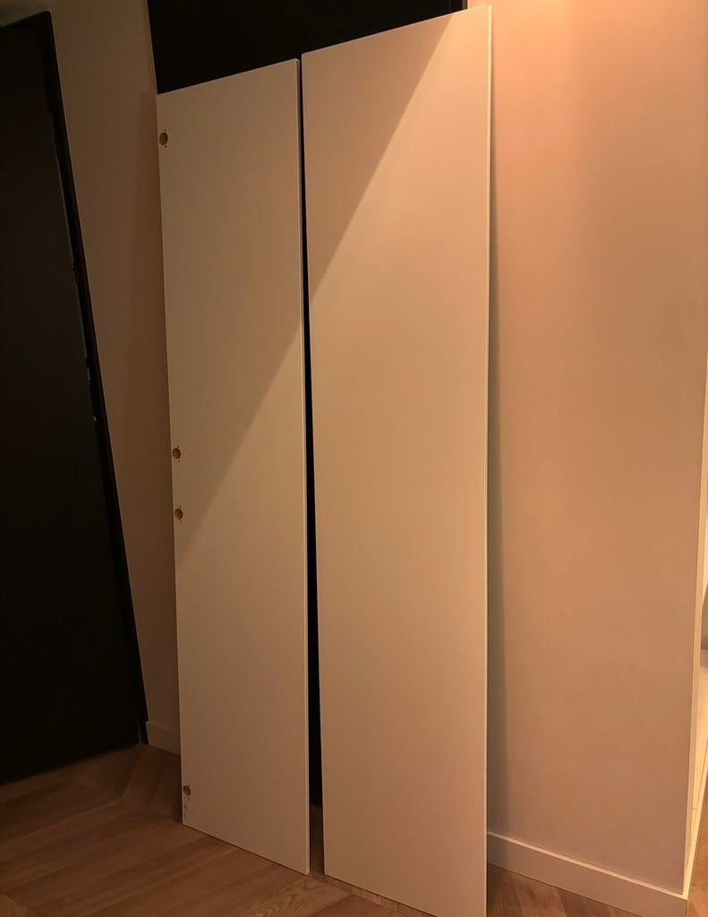 2x PAX kast FORSAND Deur Wit - 50x229 cm, Ophalen, Zo goed als nieuw