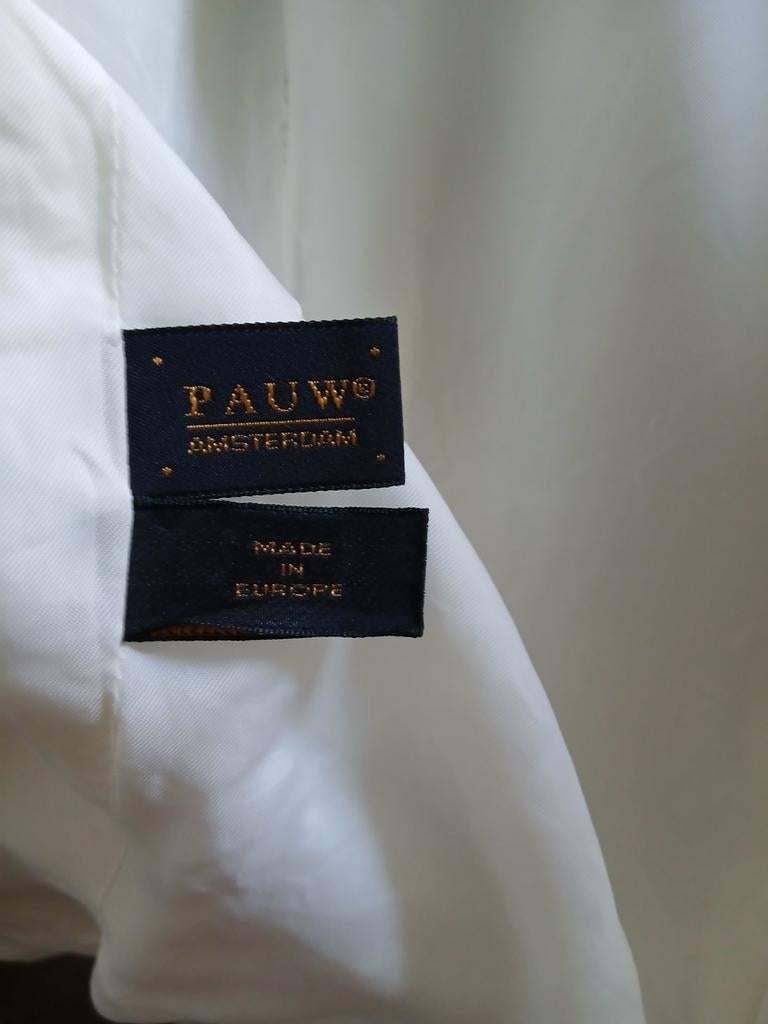 Pauw Amsterdam Katoenen Jasje Maat 38, Maat 38/40 (M), Wit, Ophalen of Verzenden, Zo goed als nieuw
