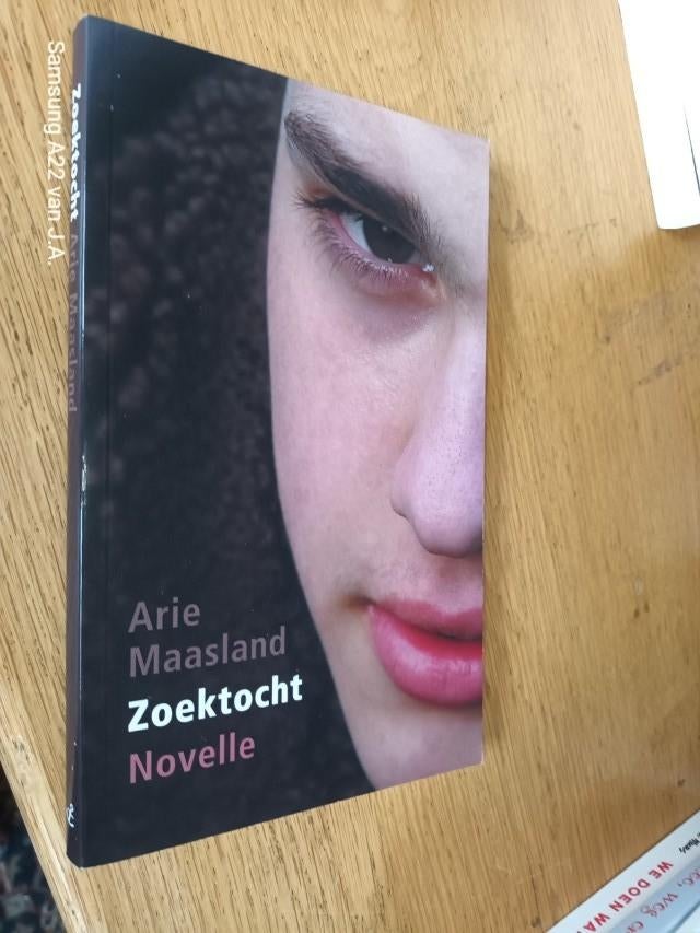 Maasland, Arie	-   Zoektocht  (novelle/christelijk), Ophalen of Verzenden, Gelezen, Maasland, Arie, Nederland