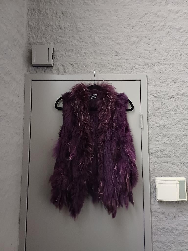GILET / BODYWARMER ECHT BONT PAARS MAAT M NIEUW, Ophalen of Verzenden, Nieuw, Maat 38/40 (M), Paars