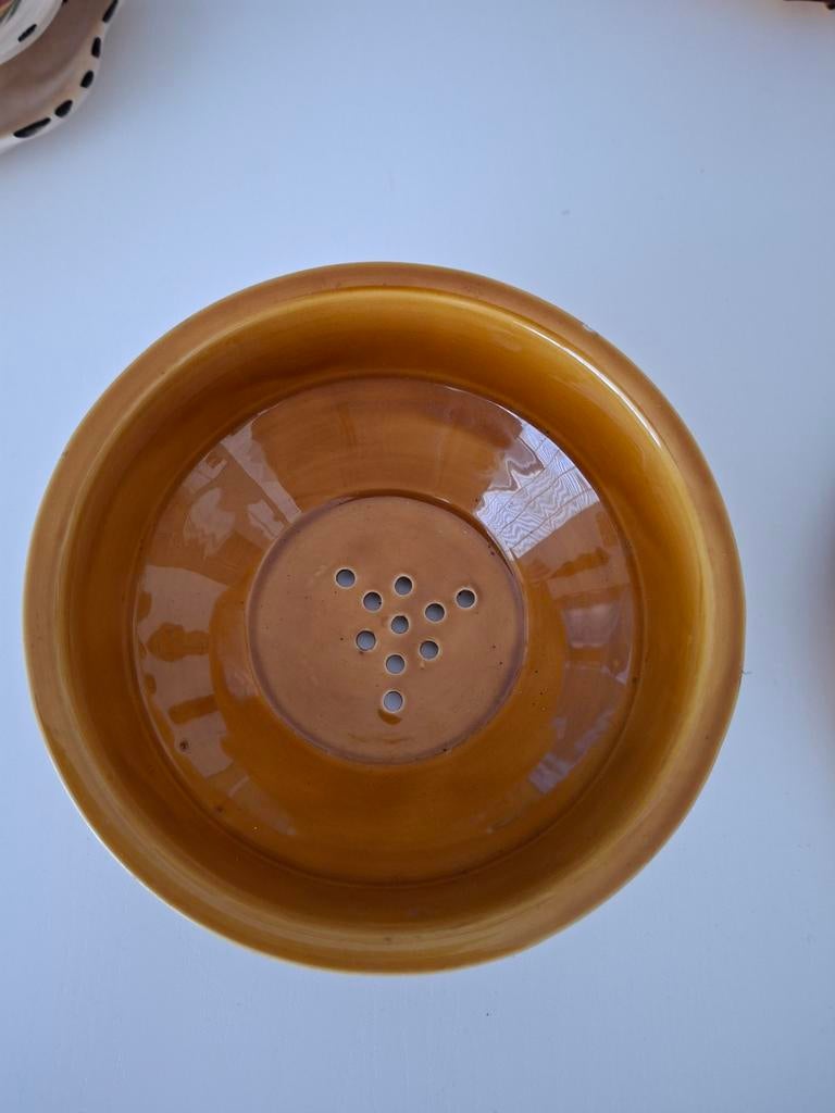 Vintage Regina Gouda Holland Aardewerk Schaal, Ophalen of Verzenden