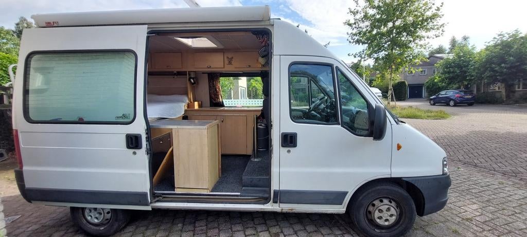 Fiat Ducato buscamper off-grid, Caravans en Kamperen, Campers, tot en met 2, Buscamper of Camperbus, Fiat, Fiat, Diesel, Handgeschakeld