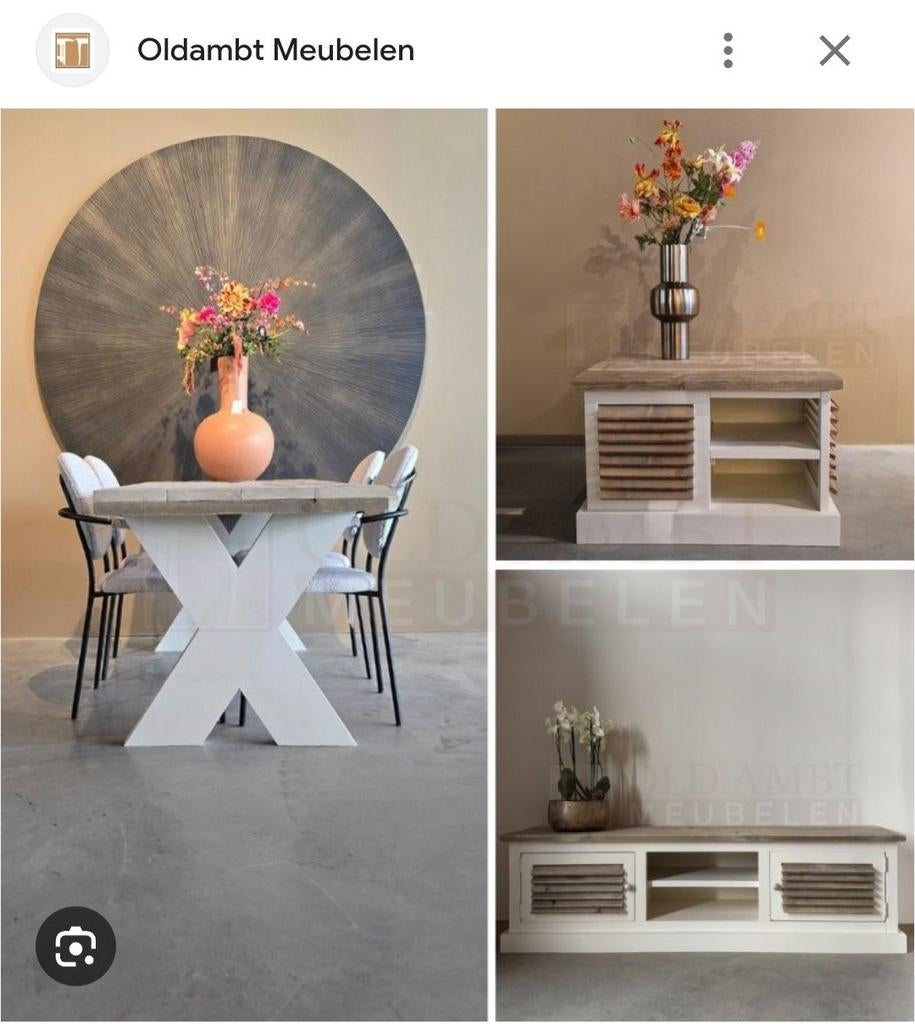 Steigerhout meubels woonkamer, Antiek en Kunst, Antiek | Meubels | Tafels, Ophalen of Verzenden