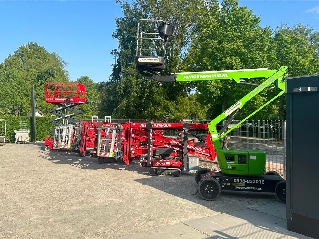 Hoogwerker huren verhuur juniorverhuur hoogwerkerverhuur