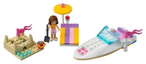Lego Friends 3937 Olivia's Speedboot, Ophalen of Verzenden, Gebruikt, Complete set, Lego