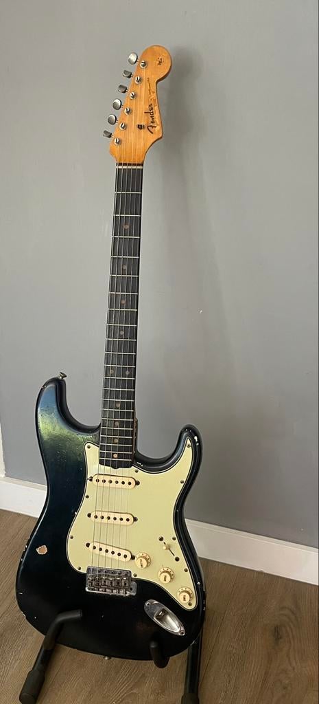 Pre-CBS Fender stratocaster 1963., Ophalen, Gebruikt, Solid body, Fender