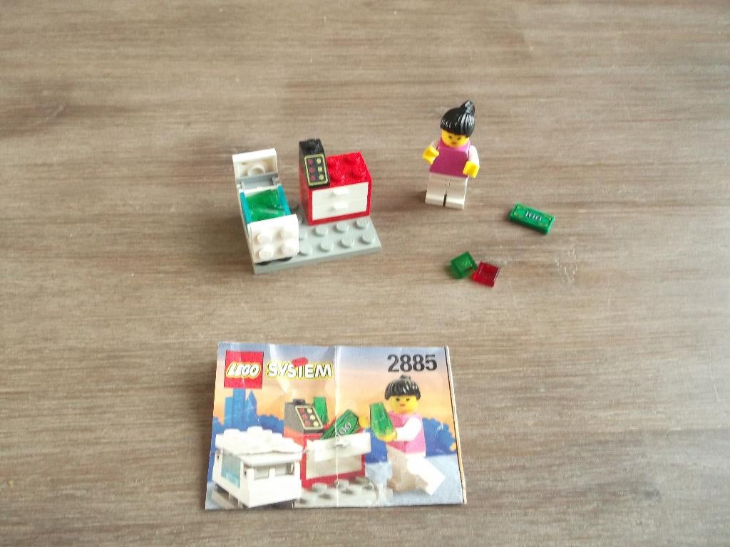 lego 2885 ice cream seller (1997), Ophalen of Verzenden, Gebruikt, Complete set, Lego
