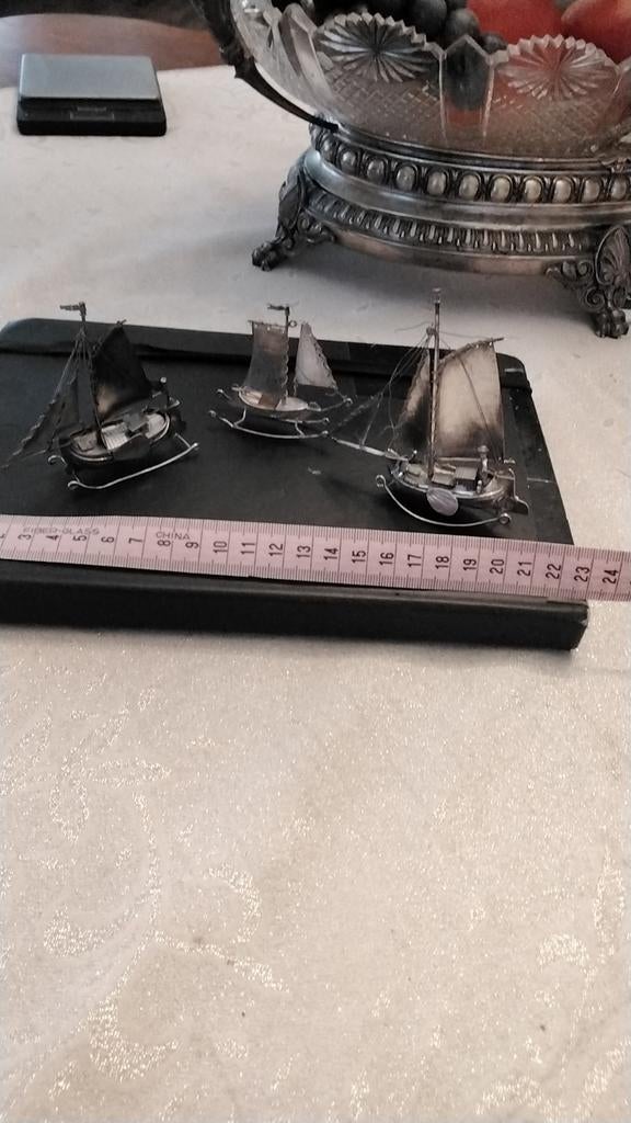 Zilveren bootjes., Ophalen of Verzenden