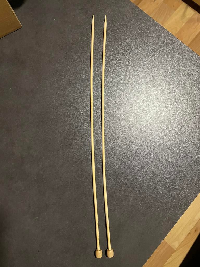 Clover Takumi bamboe breinaalden 4 mm x 40 cm, Ophalen of Verzenden, Gebruikt, Breien, Naald