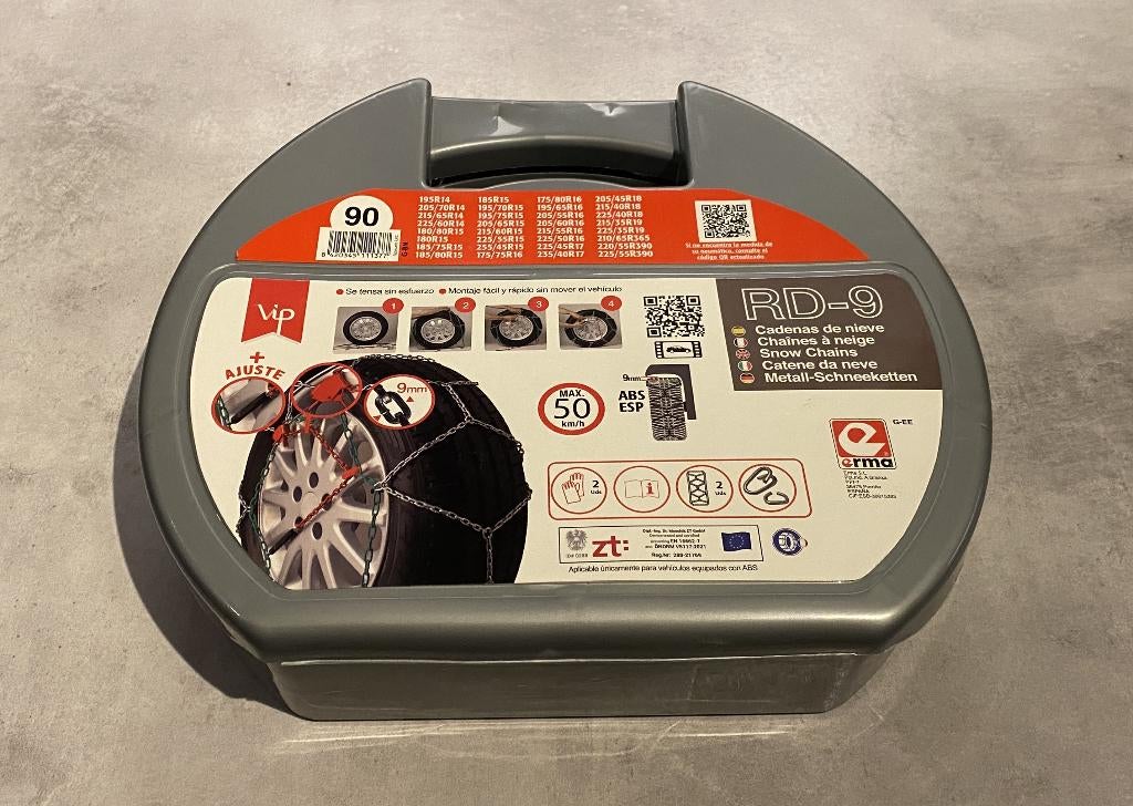 Sneeuwkettingen Erma RD-9 90, Ophalen, Zo goed als nieuw