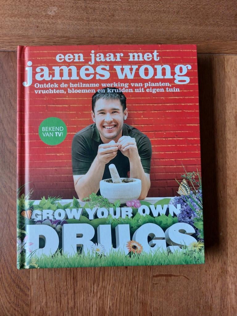 Een jaar met James Wong, Boeken, Ophalen of Verzenden, Zo goed als nieuw, James Wong, Tuinieren en Tuinplanten