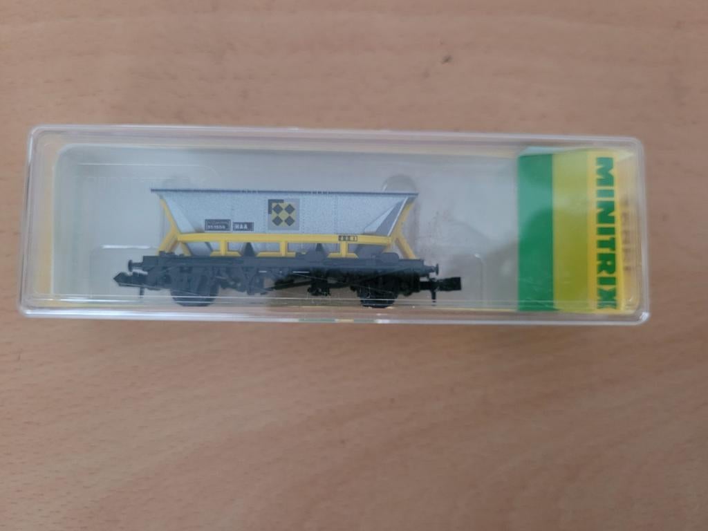 Minitrix Engl. Selbstentladewagen 13637, Wagon, KREULSTRASSE 40 D-90408 NURNBERG, Ophalen of Verzenden, Zo goed als nieuw