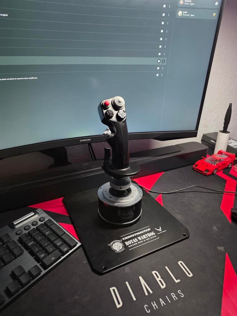 Thrustmaster HOTAS Warthog Joystick, Ophalen, Zo goed als nieuw, Thrustmaster