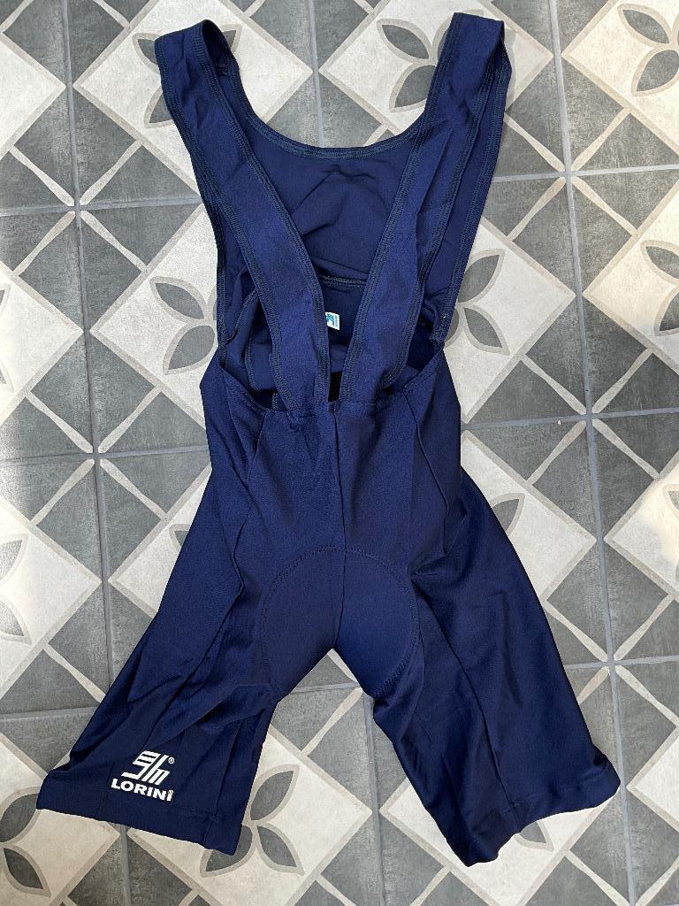 Lorini korte Fietsbroek/Wielerbroek Heren Blauw Maat 1/XS, Fietsen en Brommers, XS, Heren, Lorini korte Fietsbroek/Wielerbroek Heren Blauw Maat 1/XS
