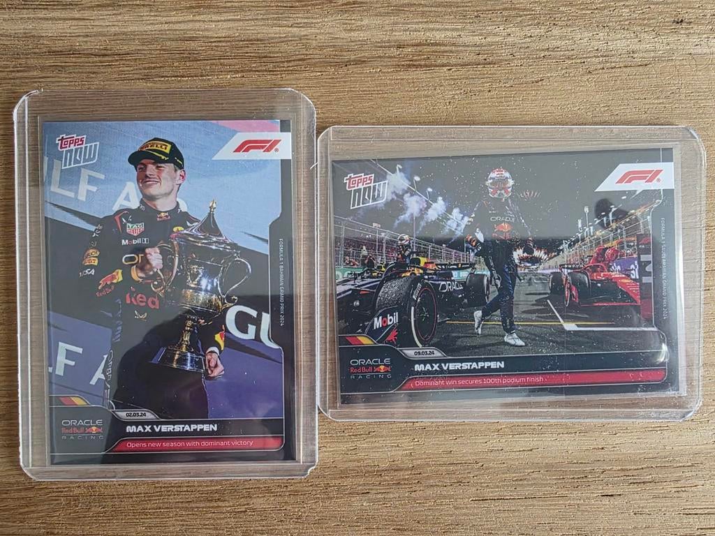 Max Verstappen F1 Topps Now Kaarten, Ophalen of Verzenden, Zo goed als nieuw, Plaatje