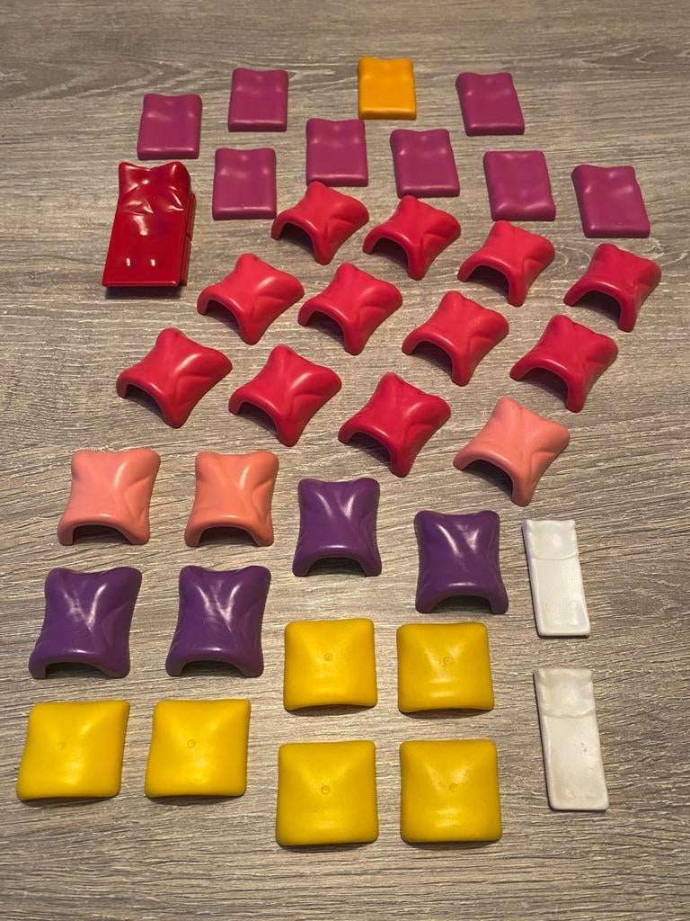 Rosa bed matrassen en dekens., Ophalen of Verzenden, Gebruikt, Los playmobil